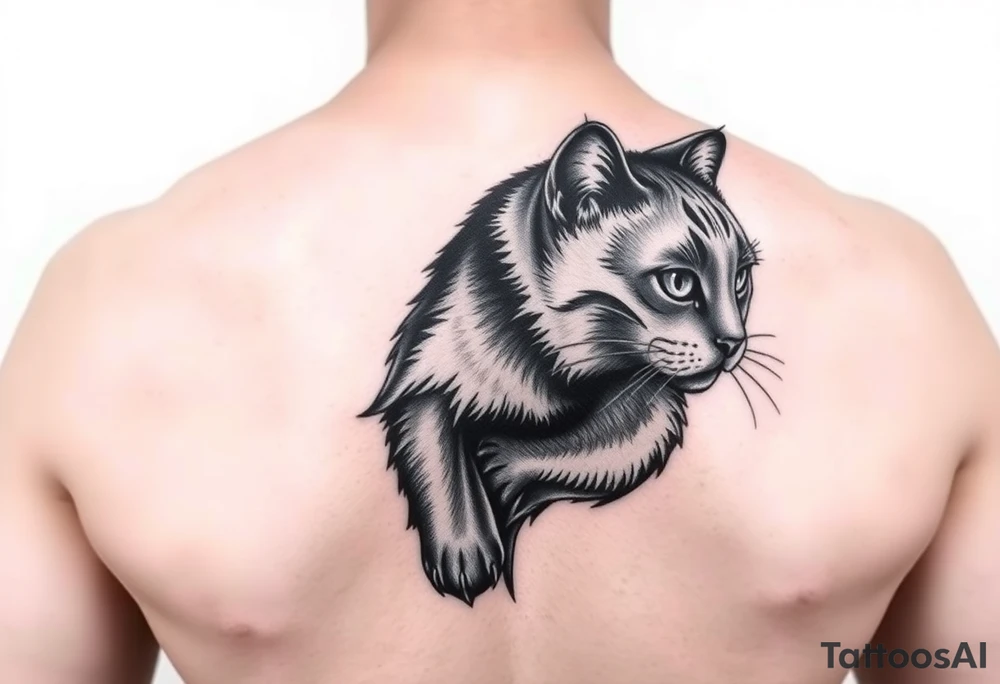 Black Cat tattoo idea