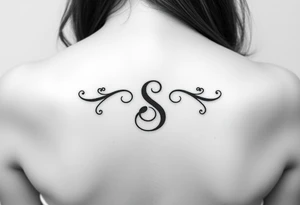 Partnertattoo für Ehepaar, dazu den Anfangsbuchstaben S von dem gemeinsamen Nachnamen tattoo idea