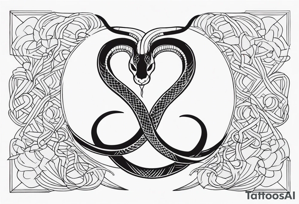 Snake tattoo idea