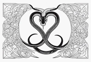 Snake tattoo idea