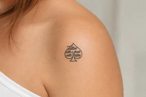 Tattoo with a shade with Bobby middle center inside the middle of the spade very super extremely traceable to trace onto notebook paper, very super extremely easy and simple traceable tracing black and white outlining outline coloring pages very super extremely traceable to trace onto notebook paper tattoo idea