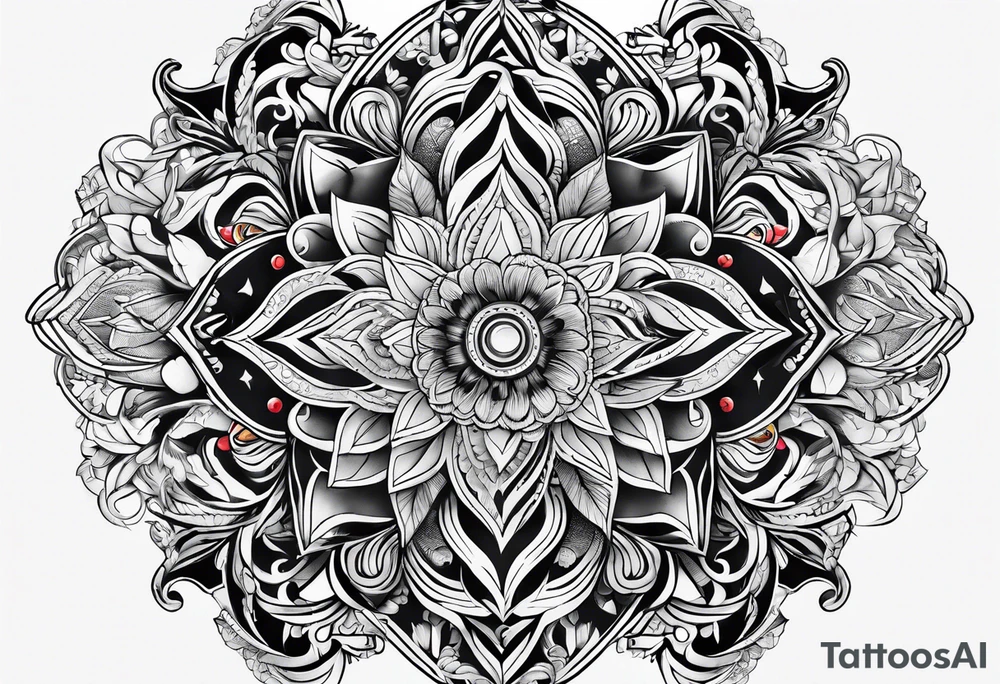 optical tattoo idea