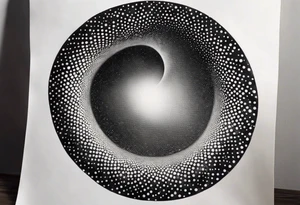 wormhole tattoo idea