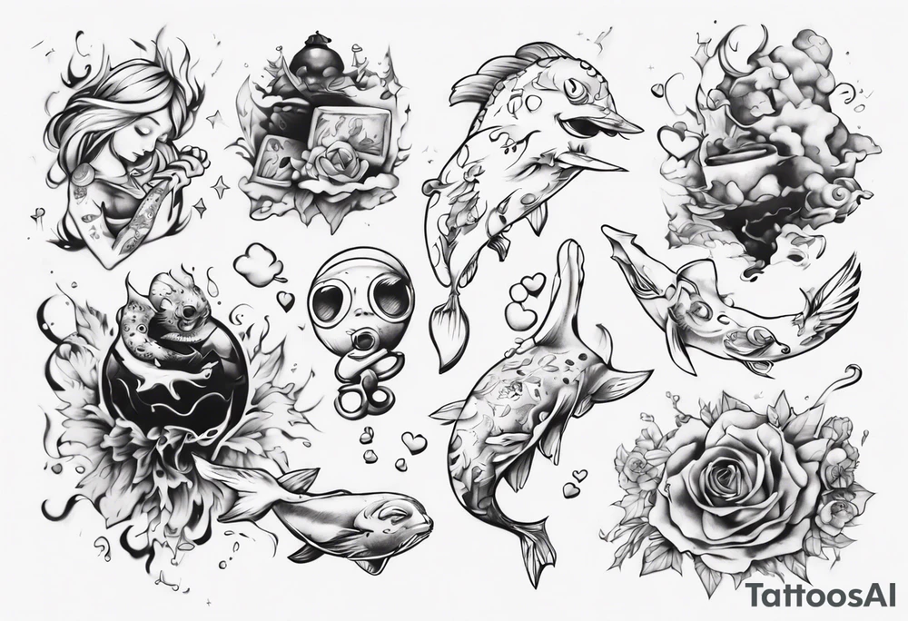 “You’re diving into me with your love” tattoo idea