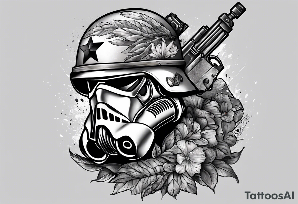 Fallen soldier upper arm tattoo tattoo idea