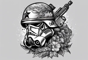 Fallen soldier upper arm tattoo tattoo idea