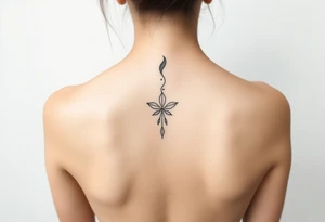 tattos down my spine tattoo idea