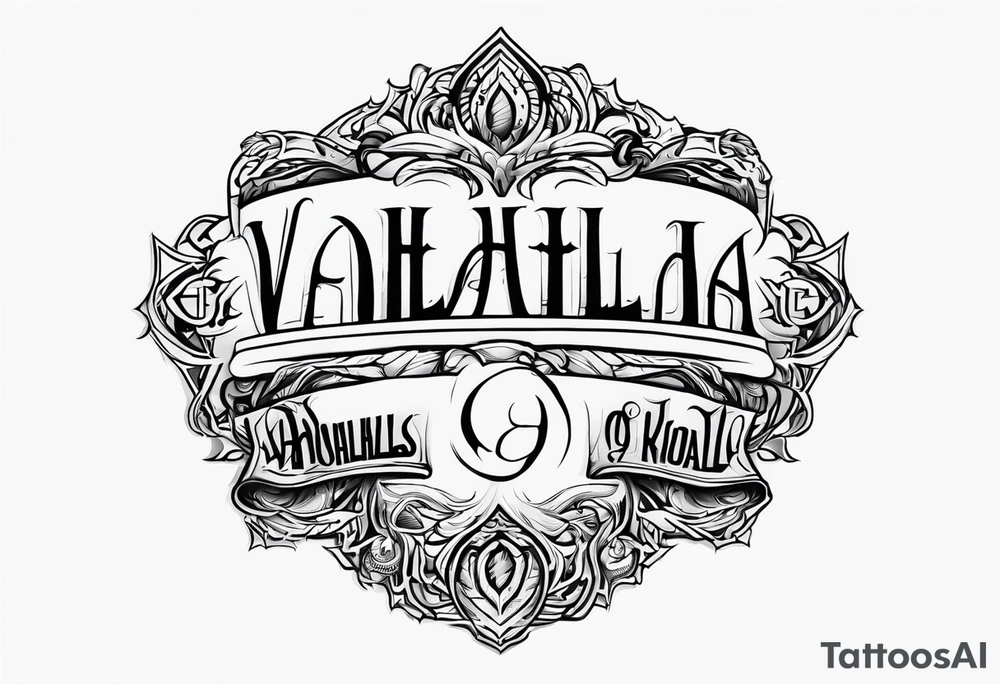 Valhalla tattoo idea