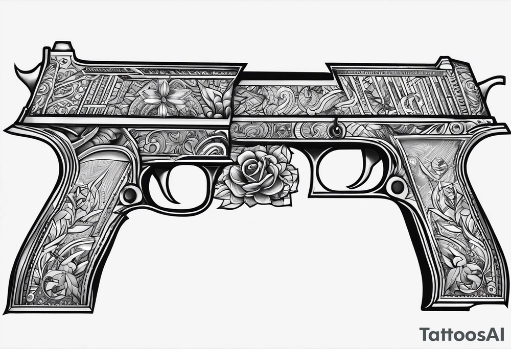 Guns, women, gambling tattoo idea