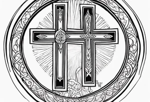 "your faith had healed you, go in peace" tattoo idea