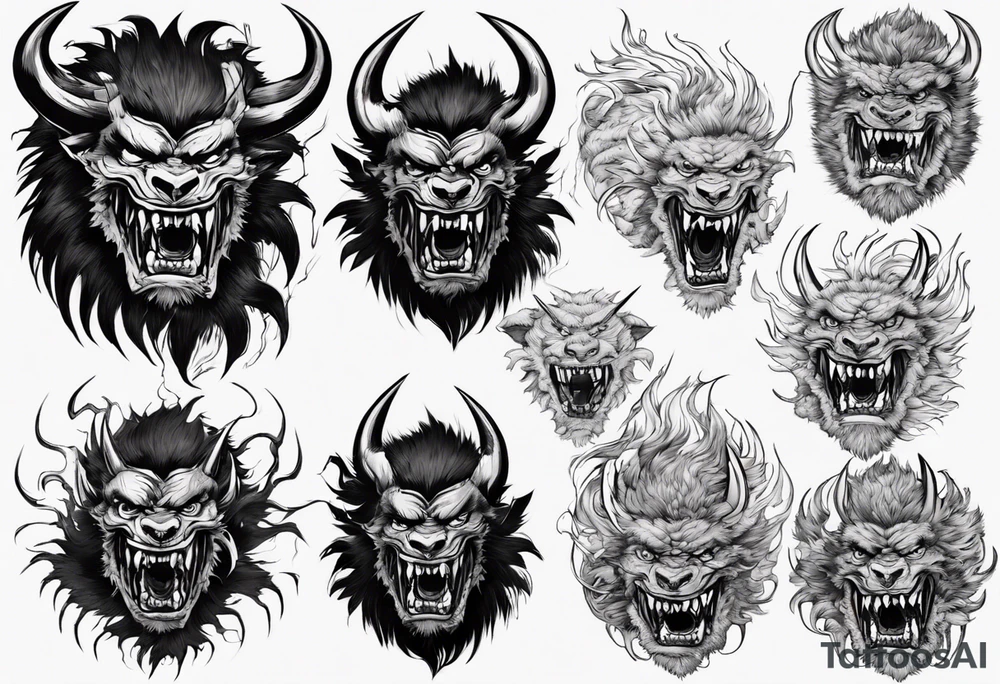 Zodd the beast in berserk tattoo idea
