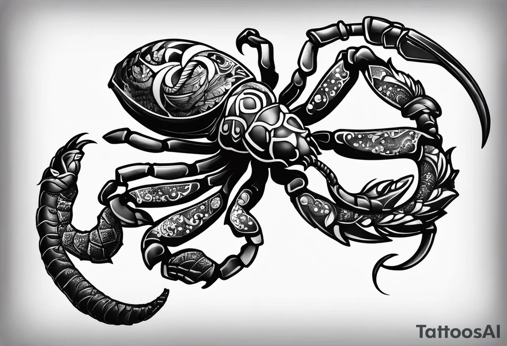 scorpio tattoo idea