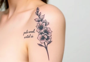 Quotes , paintbrush 
, Gladiolus tattoo idea