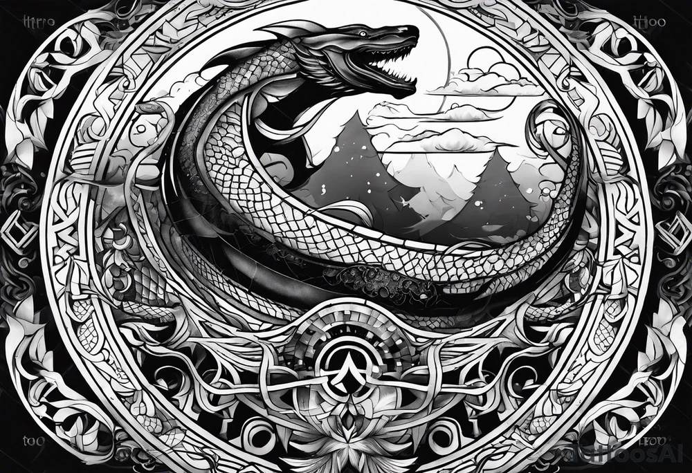Leviathan tattoo idea