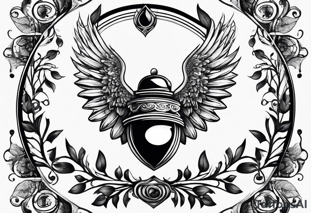 acorn, wings tattoo idea