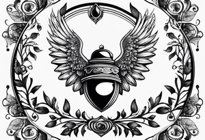 acorn, wings tattoo idea
