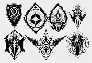 Warlock emblem tattoo idea