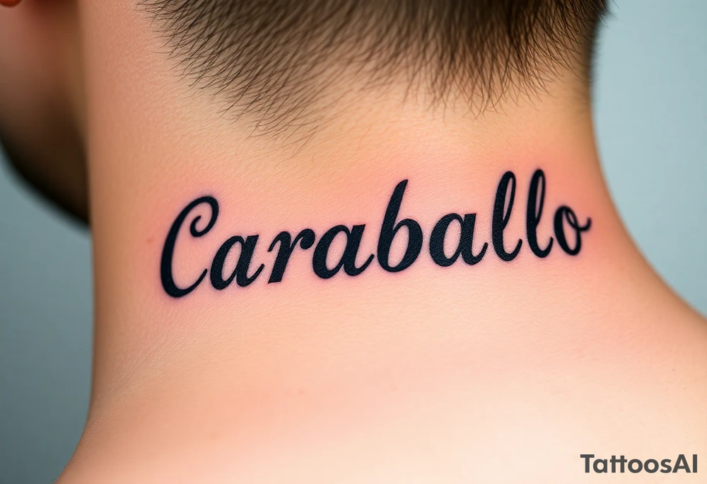 Caraballo tattoo idea