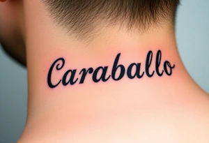 Caraballo tattoo idea