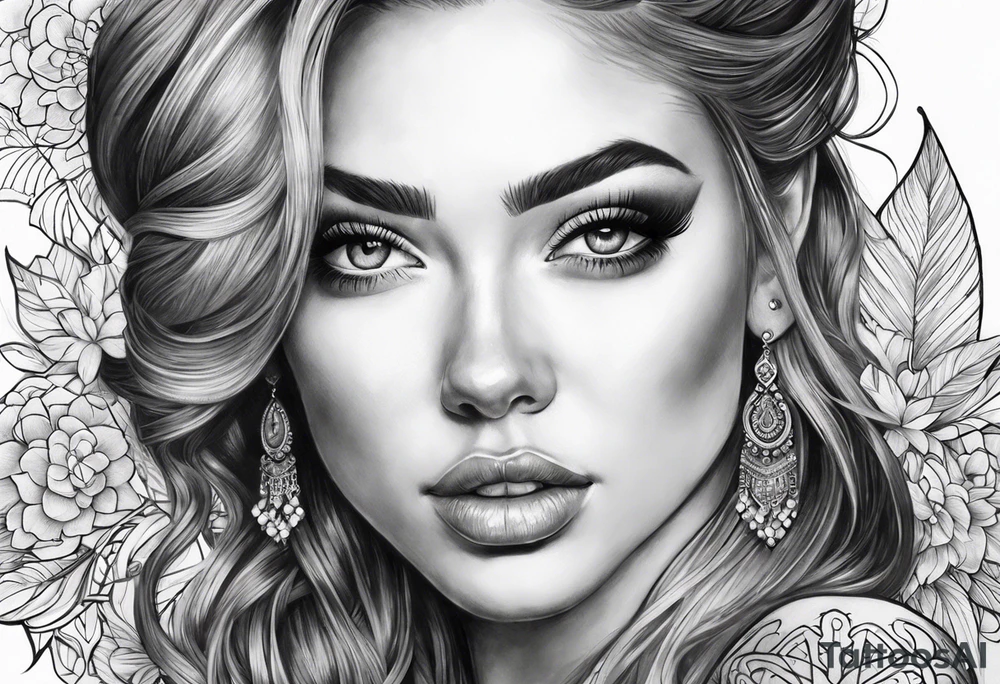 сатана tattoo idea