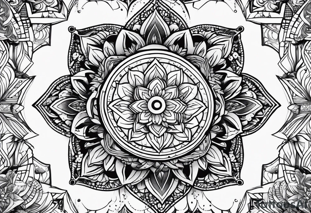 Avó a parar o relógio tattoo idea