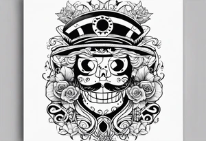 One piece tattoo idea