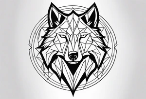 Wolf tattoo tattoo idea