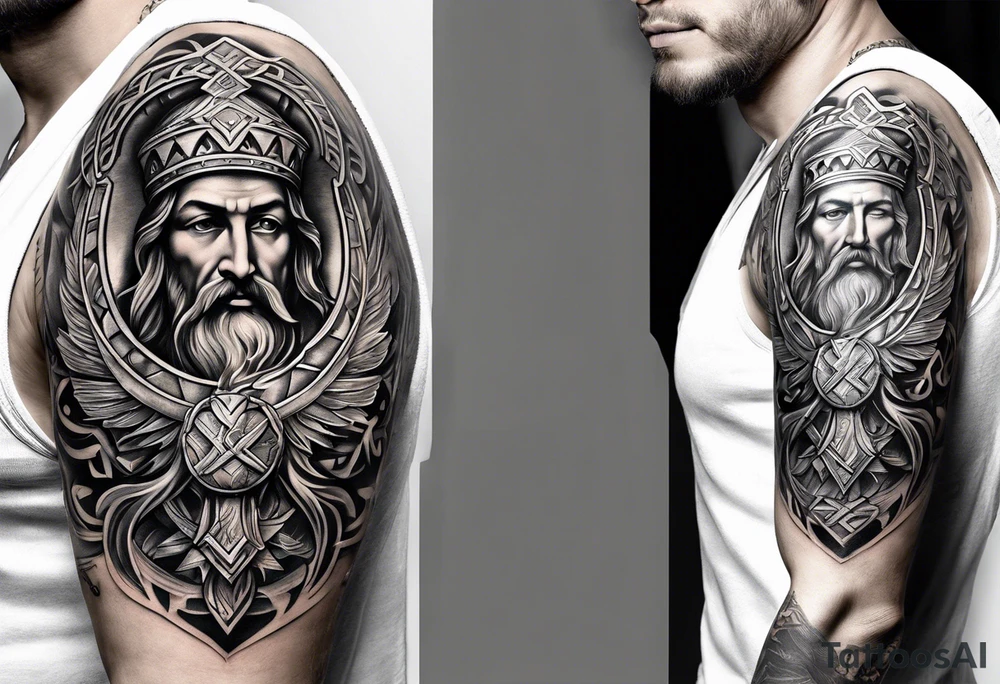The symbol of Matthias in the bible tattoo idea