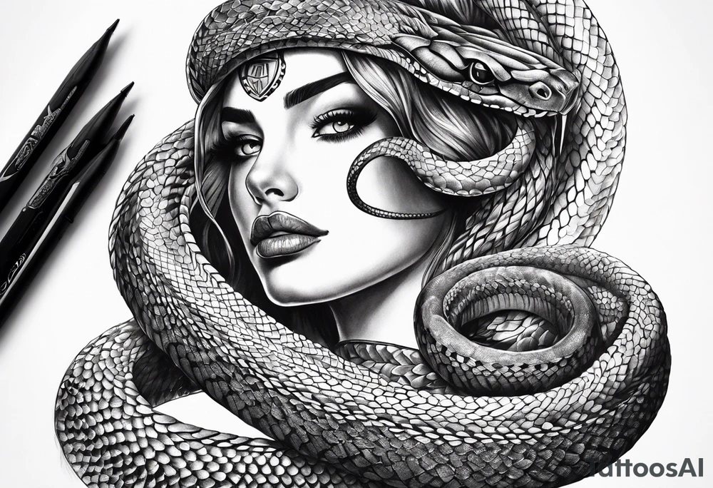 snake tattoo idea