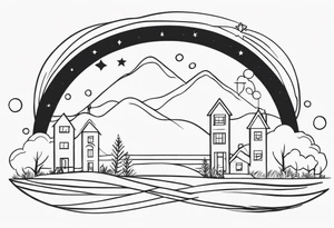 Infinity, family, love tattoo idea