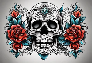 dead inside happy on the outside tattoo idea