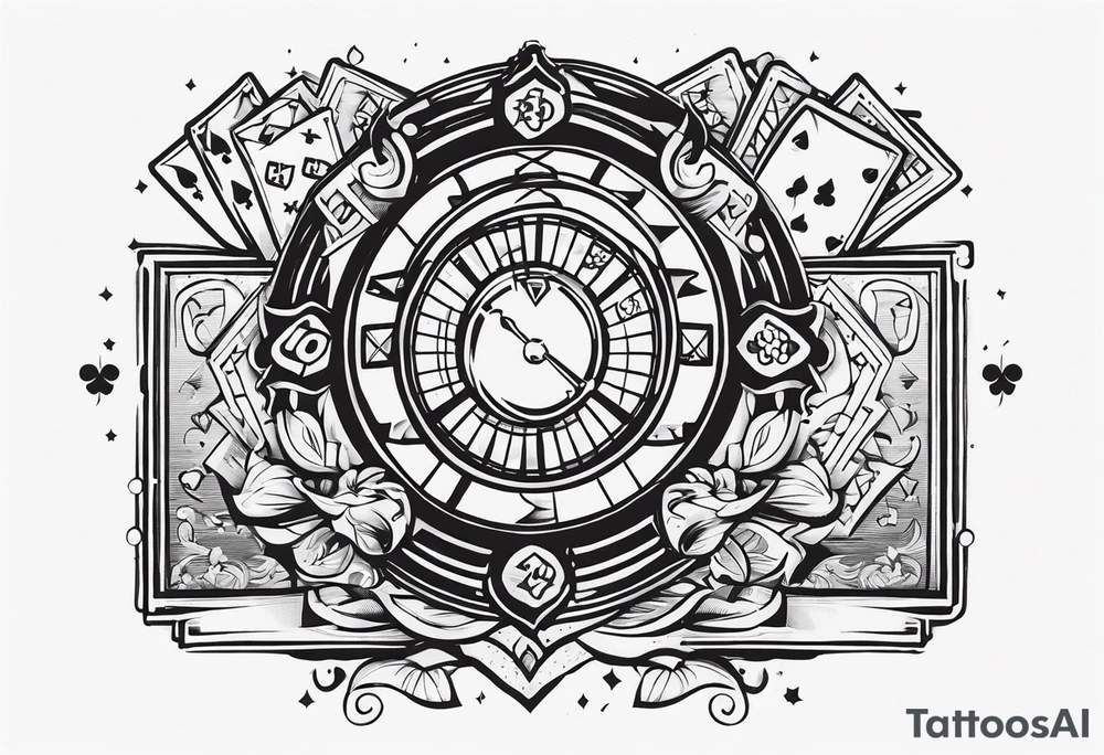 casino tattoo idea