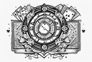 casino tattoo idea