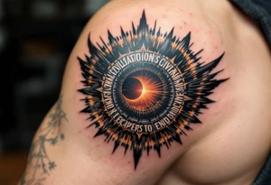 Civilisation's Eclipses to its end tattoo idea