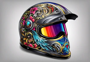 Welding helmet tattoo idea