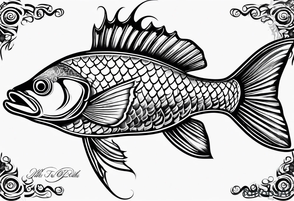 walleye tattoo idea
