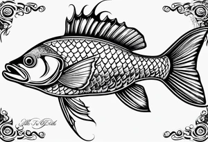 walleye tattoo idea