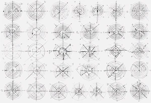 The mathematical friendship graph from graph theory that is cute, shape it like a 6,1 prime knot tattoo idea
