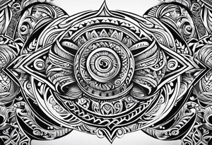 maori tattoo that represents family for shoulder and arm tattoo idea