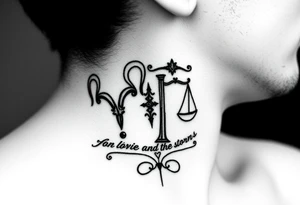 aries and libra
against the odds 
in love
better tomorrows 
through the storm tattoo idea