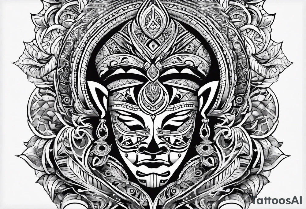 maori spine tattoo tattoo idea