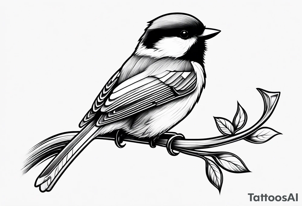wrench chickadee tattoo idea