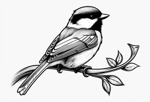 wrench chickadee tattoo idea