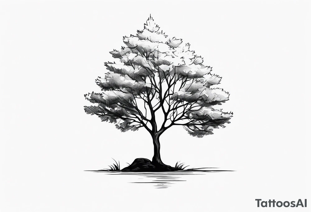 A TINNY TREE tattoo idea