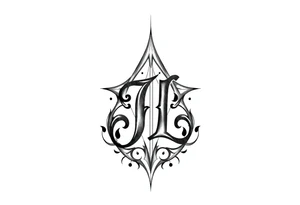 Monogram jrl tattoo idea