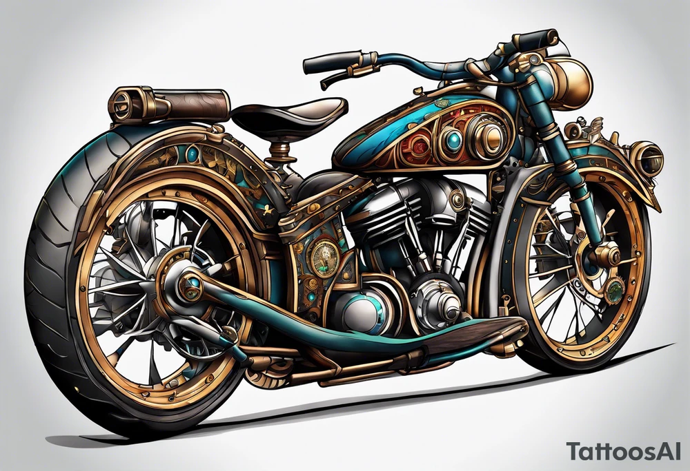 Steampunk tattoo idea