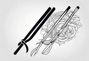 chopsticks tattoo idea