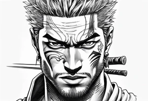 Roanoa zoro tattoo idea