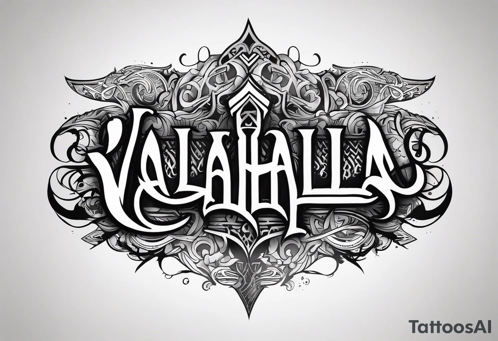 Valhalla mist tattoo idea