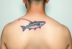 Fishing with dad tattoo idea